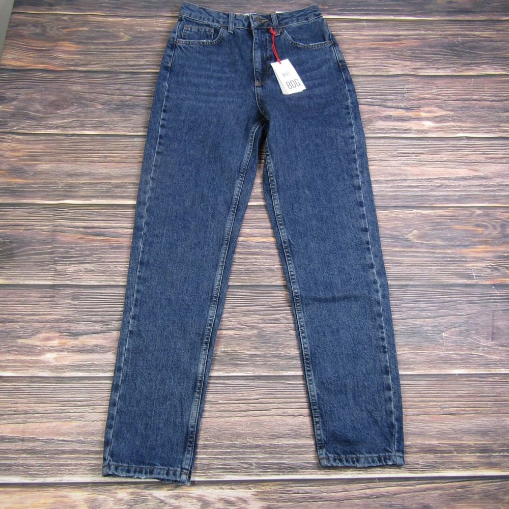 BDG Urban Outfitter NEW Womens 26x32 Mom Jeans High Waisted Tapered Leg